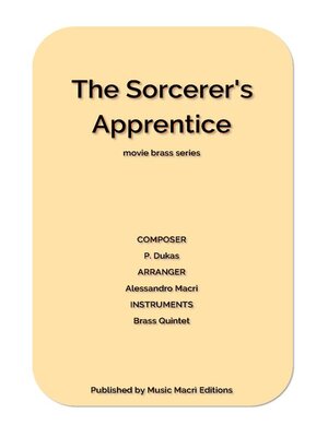 cover image of The Sorcerer's Apprentice Movie Brass Series